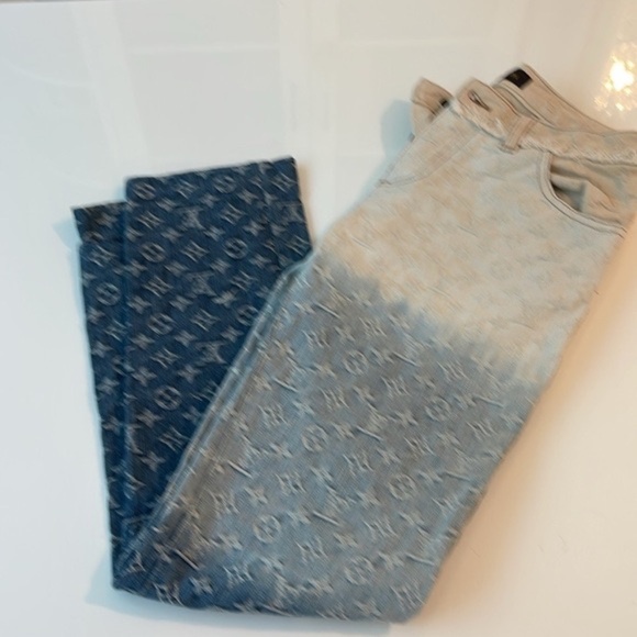 Louis Vuitton Blue and White Women Jeans - Picture 2 of 13